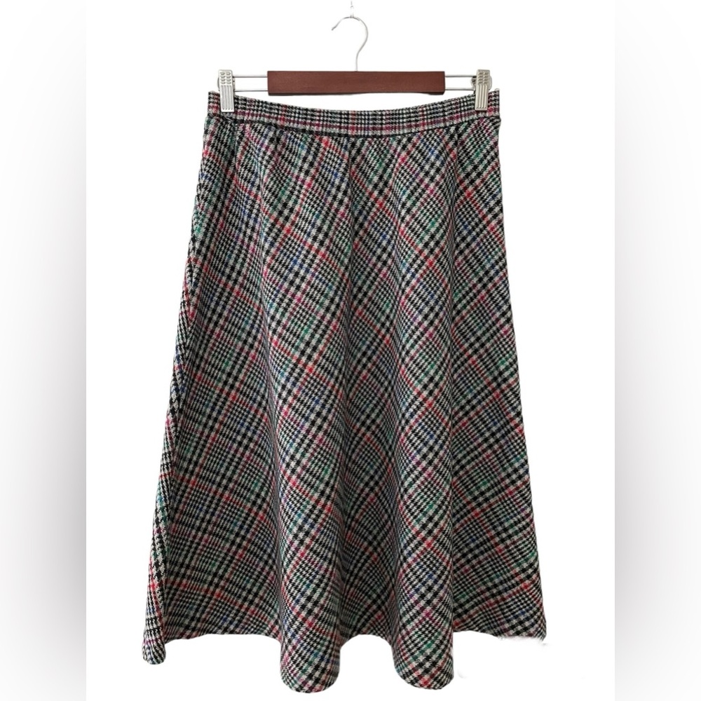 Dante Original Vintage Wool Houndstooth Skirt